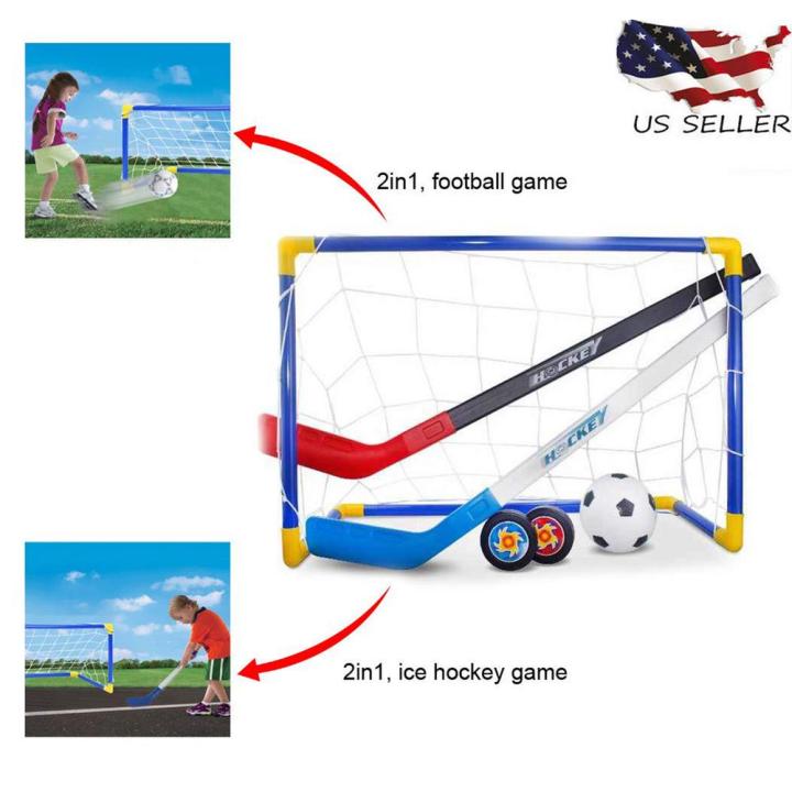 Kids%20Children%20Winter%20Ice%20Hockey%20Stick%20Training%20Tools%20Plastic%20Golf%20Football%20Soccer%20Goal%20Removable%20Mini%20Football%20Set%20-%20Image%203
