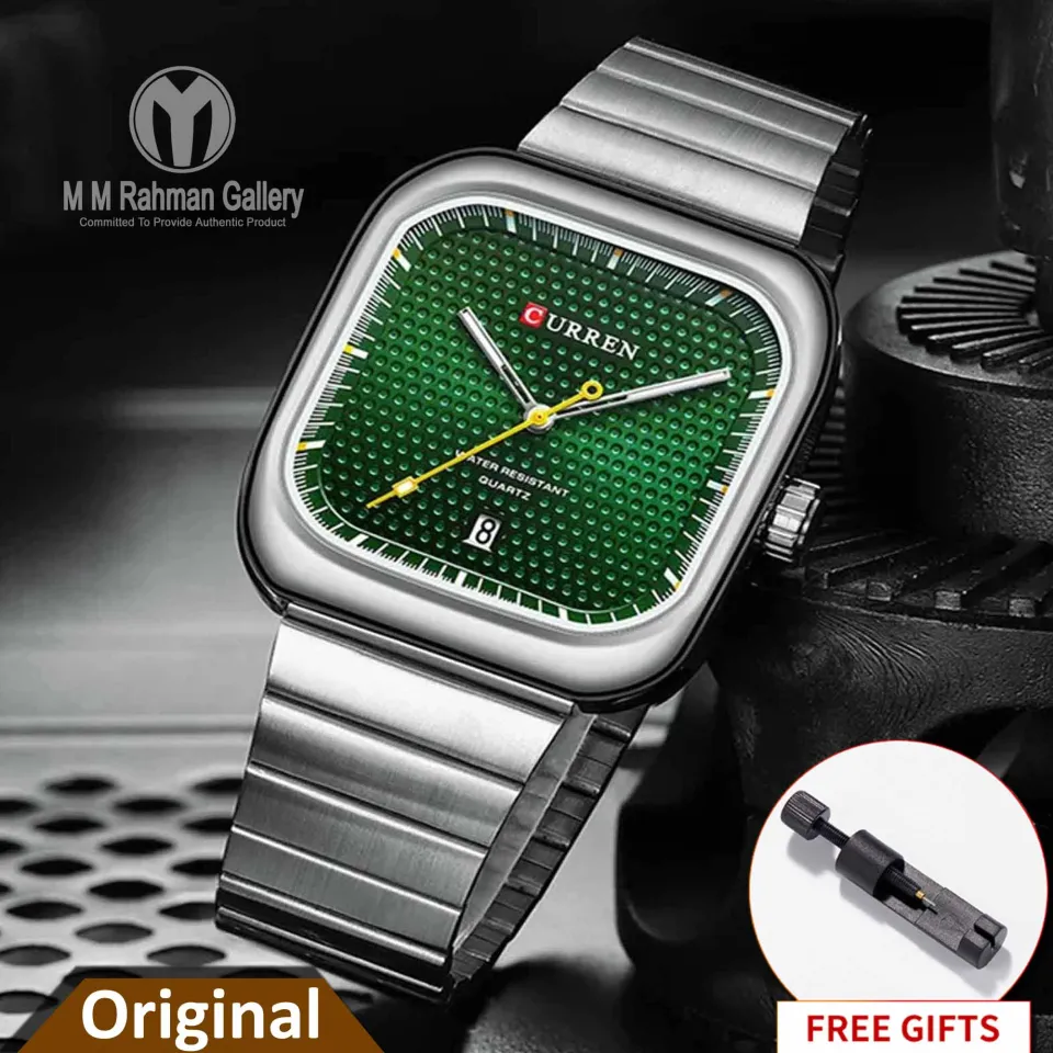 CURREN 8460 Stainless Steel Quartz Fashion Watch For Men Daraz