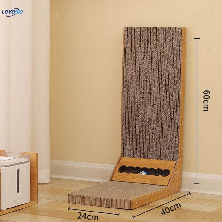 L Shaped Cardboard Cat Scratching for Indoor Cats Kitten Kitty