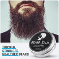 60g Beard Balm For Men Facial Hair Beard Growth Wax Thicking Moisturizing Nourishing Professional Mustache Cream Beard Care. 