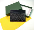 luxury upgraded version card case Korean card holder for men and women popular design fashion Y print card case. 
