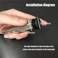 Round Steel Pipe Plastic Hole Plug Insert End Cap Furniture Chair Leg Cover Metal Tubing Alloy Ladder Glide Protection.