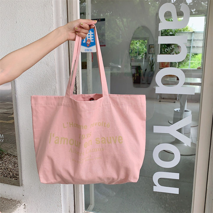 Women%20Canvas%20Shoulder%20Bag%20Albert%20Camus%20L'homme%20r%C3%A9volt%C3%A9%20Shopping%20Bag%20Eco%20Cotton%20Shopper%20Purse%20Cloth%20Fabric%20Handbag%20Tote%20For%20Girls%20-%20Image%205