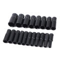 8mm-32mm 1/2" Drive Deep Impact Wrench Socket Head Adapter Hexagonal Hex GJCUTE. 