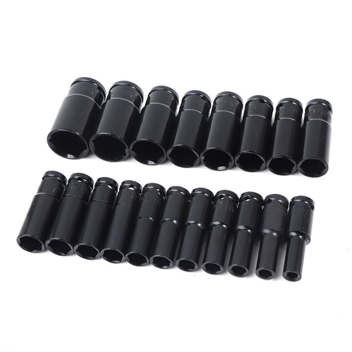 8mm-32mm 1/2" Drive Deep Impact Wrench Socket Head Adapter Hexagonal Hex GJCUTE