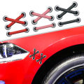 【Support-Cod】 SL Car Decal Car Sticker Removable Parallel Shoelaces Sticker Auto Refit Cars Reflective Car Sticker. 