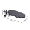 Rotating Computer Arm Support Ergonomic Adjustable PC Wrist Rest Extender Desk Hand Bracket No-Punch Armrest Pad For Desk PC Gonghpng. 