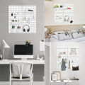 Pegboard Combination Wall Organizer Kit and Accessories,Wall Mount Display Peg Board Panel Organizer and Storage for Home Office. 