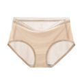 Seamless Underwear Panties Transparent Lace Briefs Women Intimate Lingerie See Through Low Rise Ladies Underpants. 