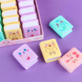 Kawaii Mini Portable Cute Pencil Sharpener Mini Sketch Pencil Eraser Set Cute Cartoon Multifunctional Stationery Study Supplies.