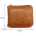 Stylish Men wallet Sleek Multi-functional Compact Money bag Fashion PU soft leather wallet for use Travel accessory Business.