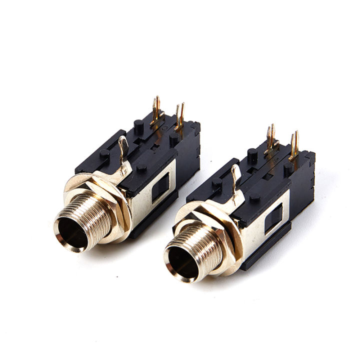 2Pcs%206.35mm%20Audio%20Headphone%20Jack%201/4%20inch%205%20Pin%20Audio%20Microphone%20Female%20Socket%20Panel%20Mount%20Solder%20Conenctor%20-%20Image%209