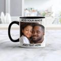 Customized Magic Mug With Photo- Logo- Or Text - Create Your Own Personalized Coffee Mug. Free Home Delivery.