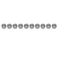 20Pcs Miniature Sealed Metal Shielded Metric Radial Ball Bearing Model: MR52-ZZ 2X5X2.5mm. 