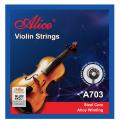 Alice A703 Violin Sting Set, Plated Steel Plain String, Steel Core, Alloy Winding.