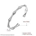 Stainless Steel Gold Color Bamboo Joint Bracelet for Women Men Romantic Party Gift Fashion Jewelry.