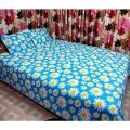 King Size Bed Sheet Set with Pillow Cover Chador set 7.5×8.25 feet Full Cotton Fabric model 1. 