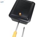 Campfire Popcorn Popper Nonstick Coating Long Handle Old Fashioned Popcorn Maker for. 