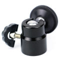 Rotatable Mini Tripod Ball Head 1/4" Screw Rotary Mount Ballhead Stand for Camera Tripod LED Light Flash. 