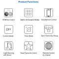 DC5V 12V 24V LED Strip Bluetooth WIFI RGB RGBW Android IOS APP Controller. 