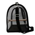 Lightweight Bird Carrier Cage Transparent Clear PVC Breathable Parrots Travel Bag. 
