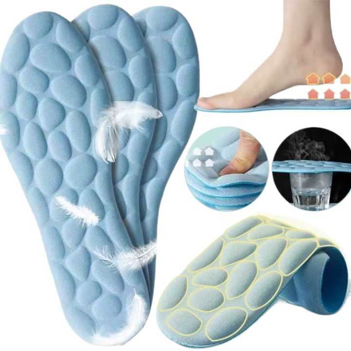 Massage Memory Foam Insoles for Shoes Breathable Cushion Sport Insoles