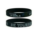 New Success Focus Believe Motivational Silicone Sports Bracelets Bangles Gift Fluorescent Rubber Fitness Wristband Bracelet.