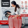 Foldable Laundry Basket, Pop Up Dirty Clothes Storage Bag Washing Laundry Basket Bag Bin. 