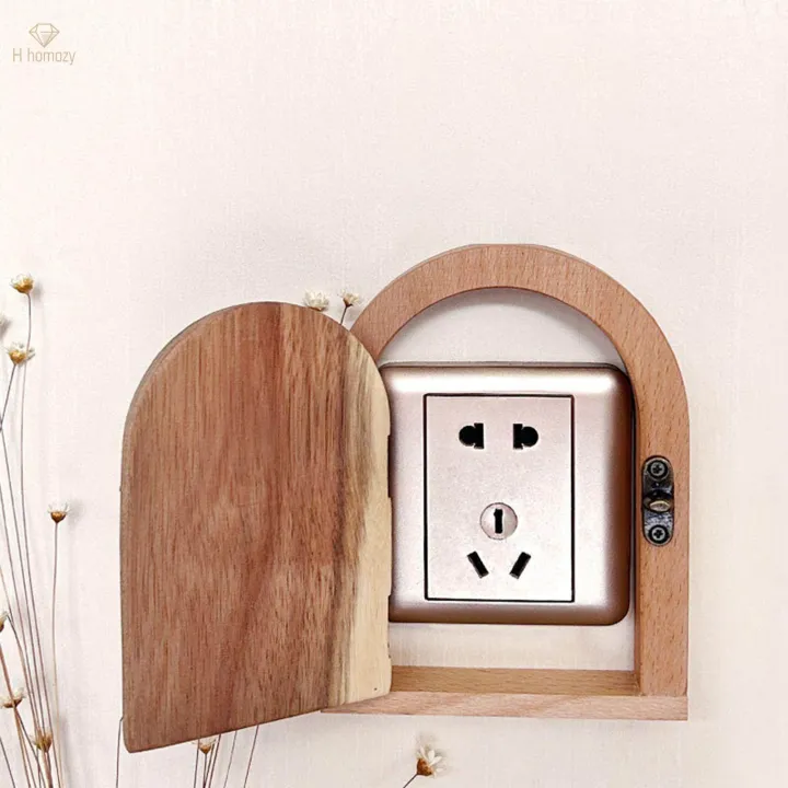 Electrical%20Outlet%20Cover%20Wooden%20Socket%20Protection%20Box%20for%20Wall%20Home%20Outdoor%20-%20Image%202