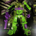 【selevn roind】Transformation 6 in 1 Model Defensor Devastator Toys Action Figure Robot Plastic Toys BEST Gift For Education Children.