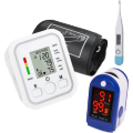 Digital Bp Checking Machine, Digital Thermometer And Digital Pulse Oxymeter, 3 Combo. 