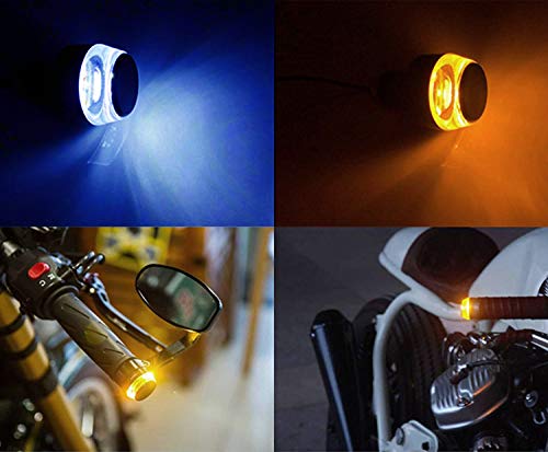 Motorcycle LED Handlebar End Turn Signal Light