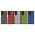 Honeycomb Heavy Duty Shockproof Armor Case For OPPO A5S A3S A8 A9 2020 A72 A53 A93 A55 A94 A54 A74 4/5G Clear Hard Phone Cover.