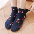 Korea Style women Socks Cartoon animal mouse Socks Supre Cute Kawaii short socks cotton funny socks girl boat socks.