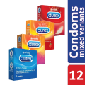 Durex - Mix It Up Assorted Condom - Combo Pack - 4 Packs - 3x4=12pcs. 