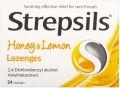 STREPSILS LOZENGES RELIEF OF MOUTH AND THROATS 24 LOZENGES. 
