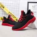 41 Red - Sports Men's Leisure Breathable Fabric Shoe. 