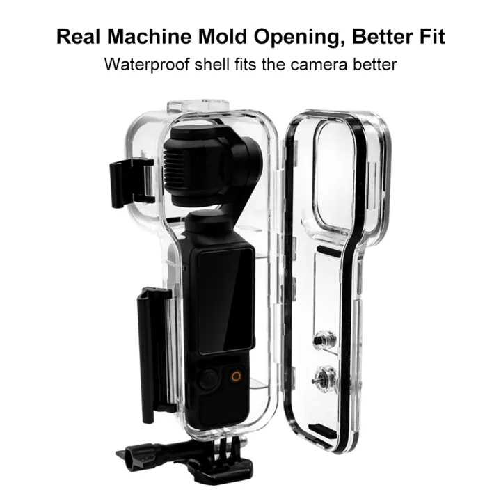 For%20DJI%20Osmo%20Pocket%203%20PULUZ%2045m%20Underwater%20Waterproof%20Housing%20Diving%20Case%20(Transparent)%20-%20Image%202