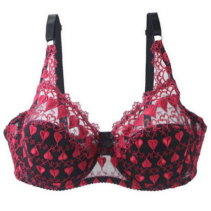 Plus Size Bra Bralette Female Bras Lingerie Brassiere Underwire Women's Bras Crop Top Underwear Push Up Strap BH Lace