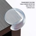 Transparent Silicone Table Corner Protector Baby Safety Anti Collision Cover 1pcs. 
