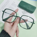 Fashion Large Frame Anti-blue Light Glasses Women Men Computer Optical Metal Glasses High Quality Full Frame Glasses Goggles.