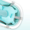 OUMERY Baby Shower Bath Tub Pad Non-Slip Bathtub Seat Support Mat Safety Security Bath Support Cushion Foldable Soft Pillow-Please note that it is only a cushion!!!. 