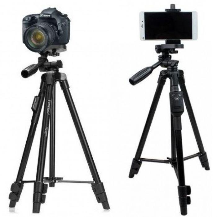 Tripod%203120%20Camera%20Stand%20with%20Phone%20Holder%20Clip%20-%20Black%20-%20Image%202