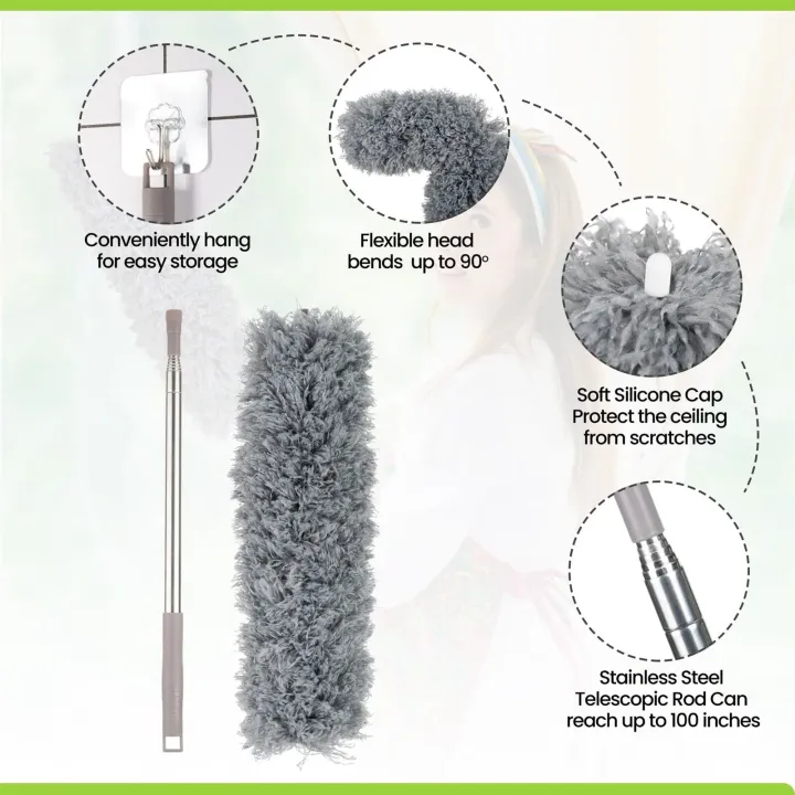 Proclean%20Microfibre%20Multipurpose%20Extendable%20Long%20Duster%20%E2%80%93%20Bendable%20&%20Washable%20Feather%20Duster%20for%20High%20Reach%20-%20Image%202