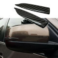 2Pcs Universal Carbon Fiber Car Rearview Mirror Trim Side Mirror Protector Guard. 