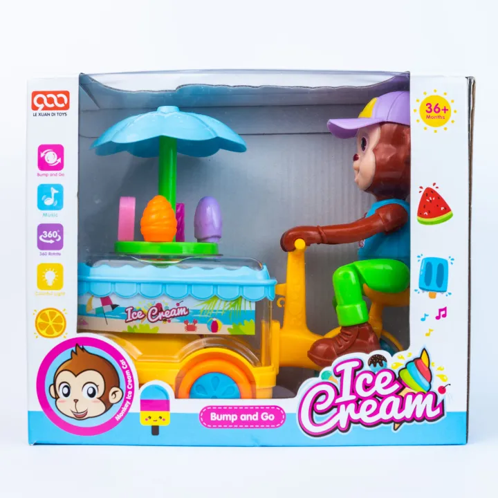 Monkey%20Ice%20Cream%20Cart%20Toy%20Bump%20and%20Go%20with%20Music%20and%20Lights%20-%20Image%204