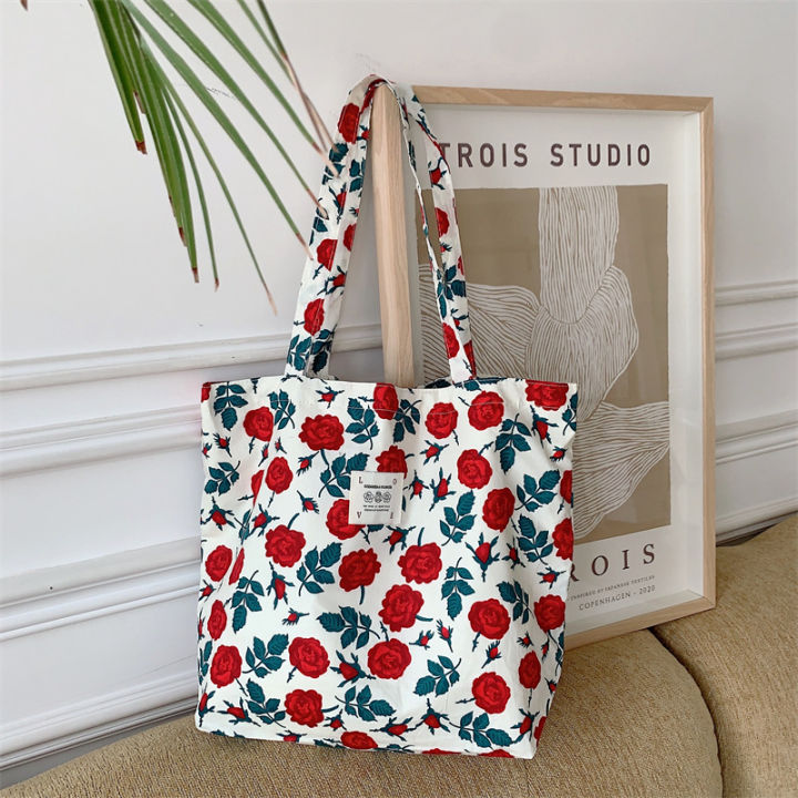 Youda New Style Fashion Vintage Floral Canvas Shoulder Bag for