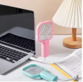 USB Mosquito Swatter Trap Mini Mosquito Bat/Racket Pest Control Electric Shock Mini Mosquito Killer Lamp Portable UV Light Fly Bug Zapper Summer. 