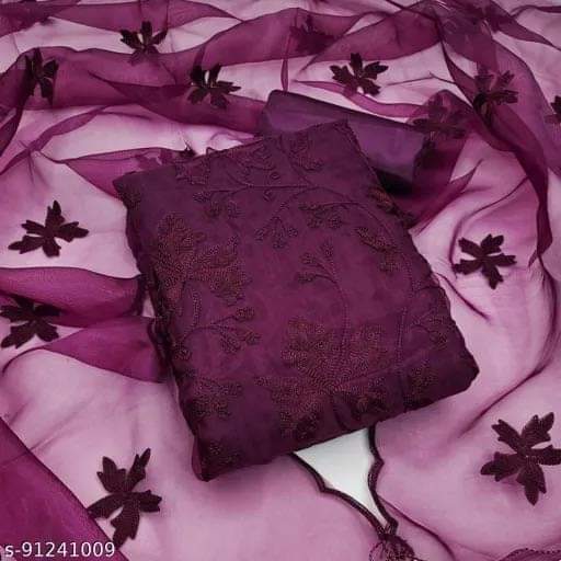 Indian%20Georgette/Jorjet%20Tissu%20Shalwar%20Kamiz%20Four%20Piece%20Party%20Dress%20For%20Women%20(4%20Piece)%20-%20Image%202