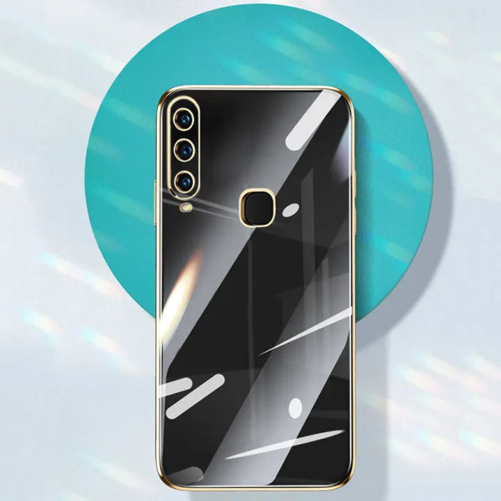 Phone%20case%20VIVO%20Y11/Y12/Y12i/Y15/Y17/Y19/Y91/Y91i/Y93/Y95/Y97/Y85/V11i%20/V9Cover%20Luxury%20Soft%20Cubic%20Straight%20Edge%20Cover%20Fashion%20Upgraded%20Camera%20Protection%20Electraplating%20Anti-fingerprint%20Shockproof%20Protective%20Back%20Cover%20-%20Image%203